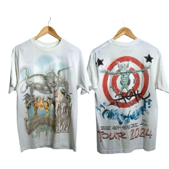 Travis Scott Utopia Circus Maximus 2023 Tour III Tee Unisex Men’s Size Medium - Picture 1 of 5